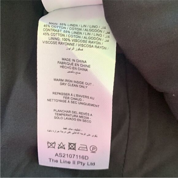 Acler Black Amber Halter Neck Front Tie Dress | Size 2   NWOT Black linen blend - Picture 11 of 12